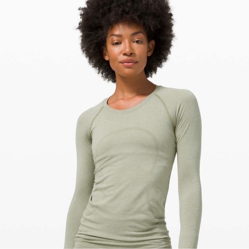 NWT Lululemon Swiftly Long Sleeve 2.0 Rosemary Green Fern